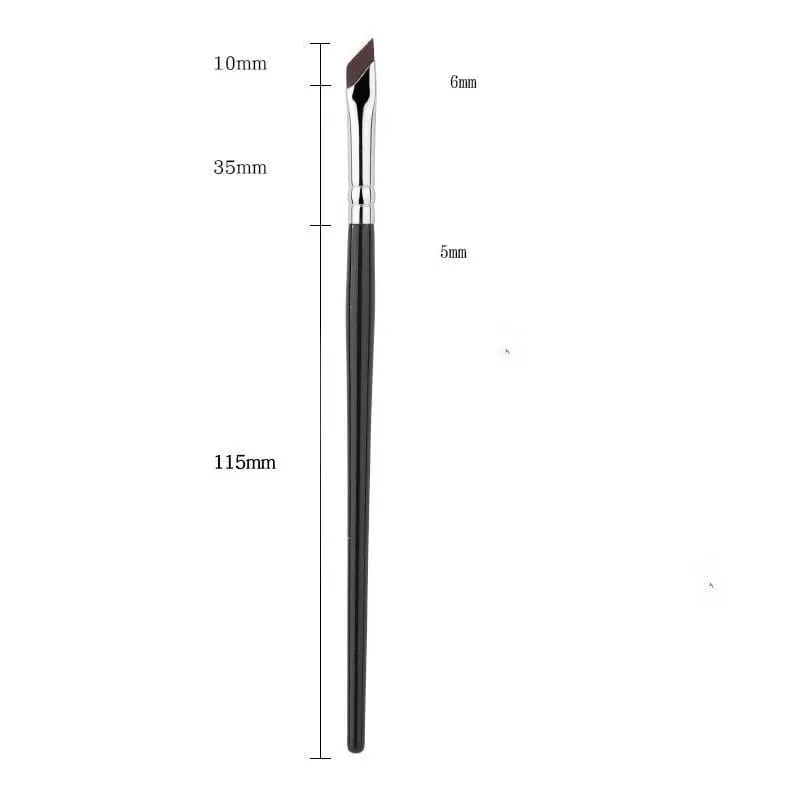 Sickle Eyeliner Brush Eyeshadow Blade Brush Detail Brush Diagonal Eyebrow Brushes Undereyelid To Sleeping Silkworm Makeup Tools