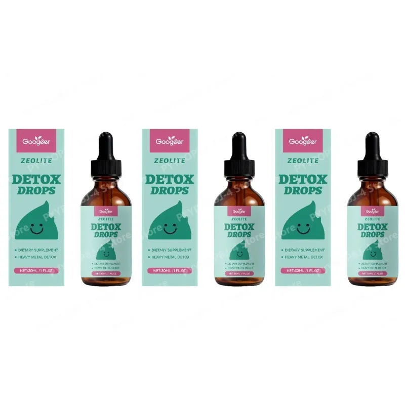 Googeer Zeolite Detox Drops 30ml Heavy Metal Support Vitamin B12 D3 Daily Cleanse Formula Non-GMO Soy-Free Dietary Supplement — image 10