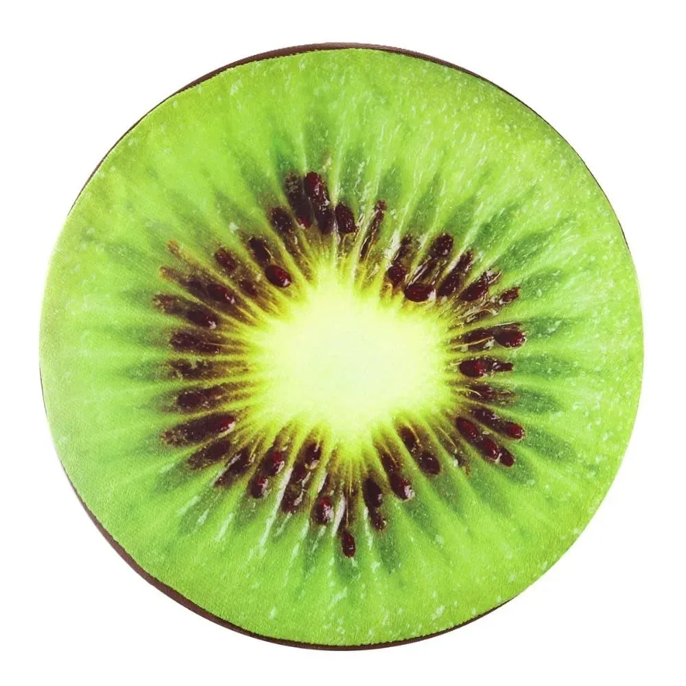 Oreiller de canapé doux pour la maternelle, coussins de siège en forme de fruits amusants, coussins de chaise, oreiller rond