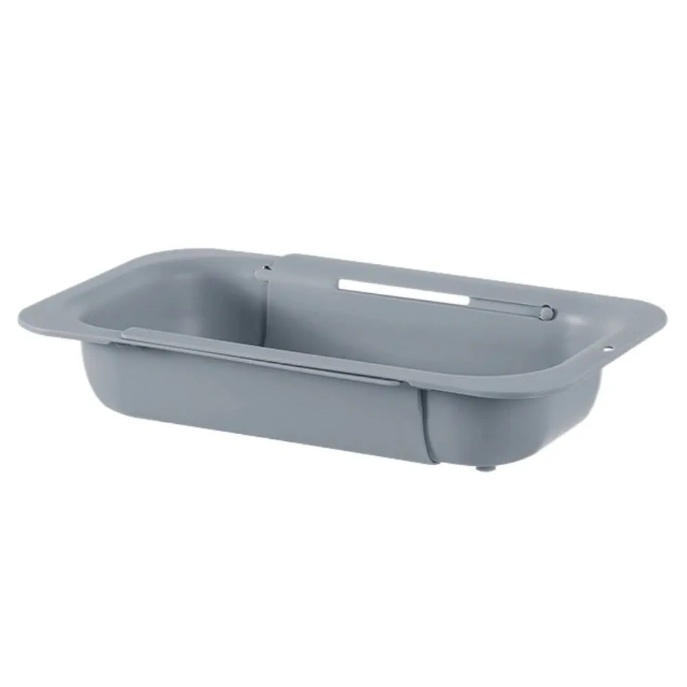 Colander Over the Sink Strainer Basket Extendable Sink Colander Wash Fruits Vegetable Drain Cooked Pasta and Dishes Kitchen Tool — image 8