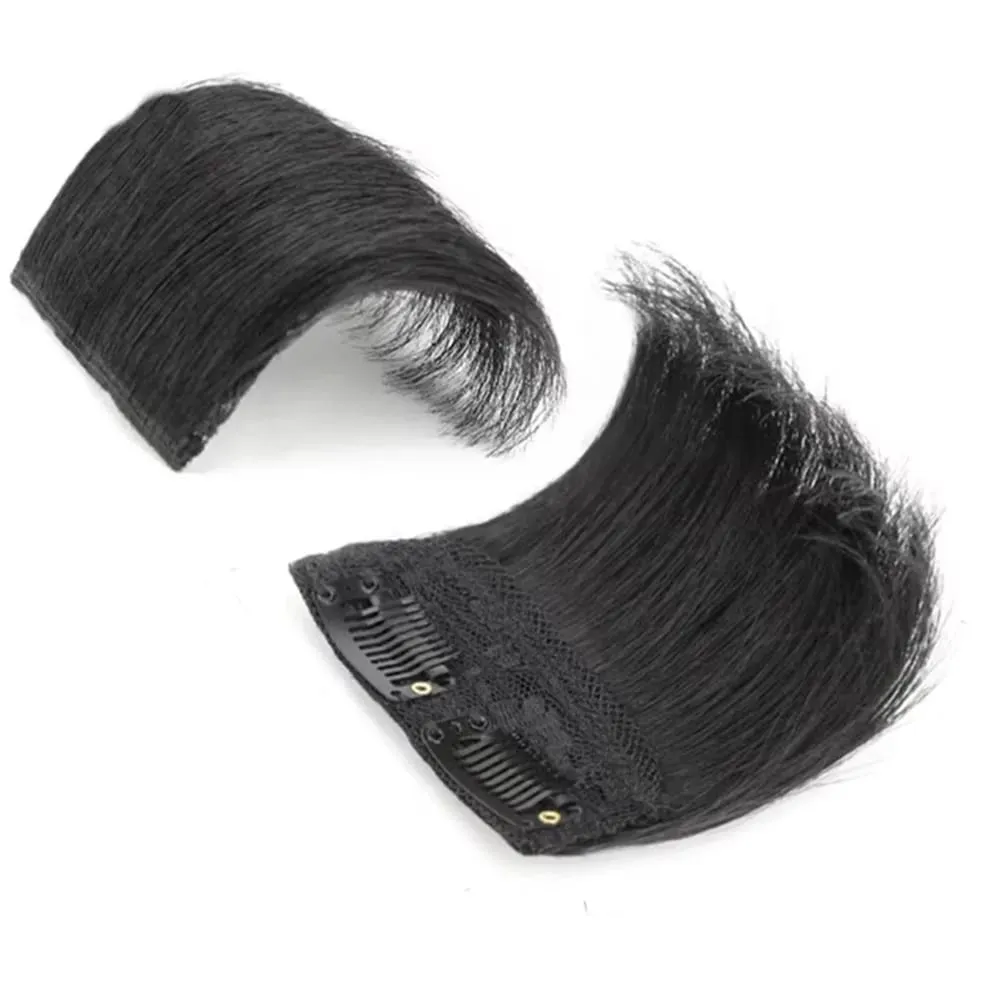 Synthetic Invisable Seamless Hair Pads Clip In Increase Hair Volume Hair Extensions Top Side Cover Hairpiece for Women — image 4