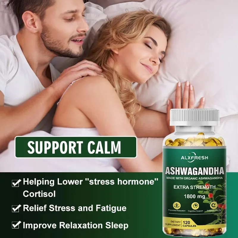 Original Ashwagandha Capsules High Potency Root Extract for Stress & Vitality Balance Hormones — image 5