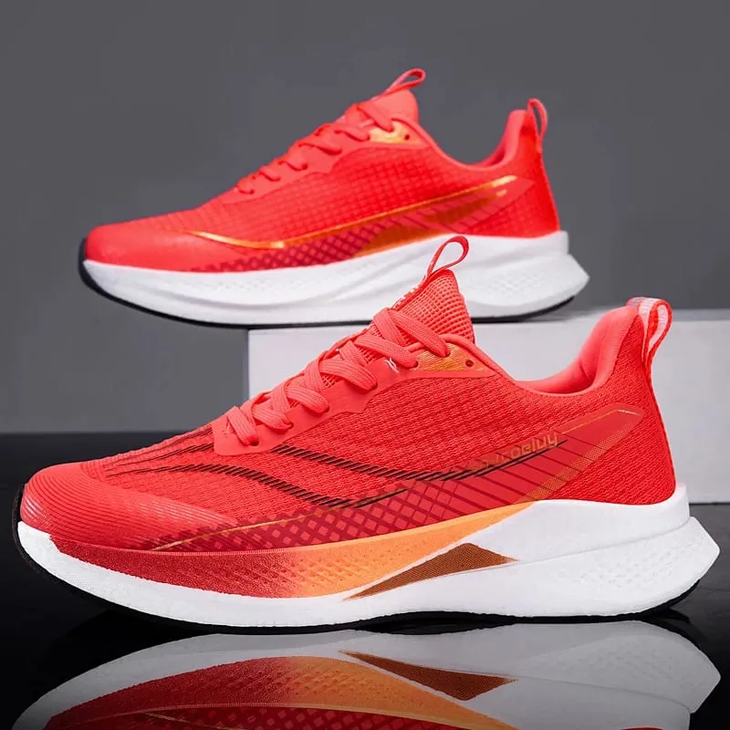 Carbon Plate Running Shoes Men Casual Marathon Athletic Sports Outdoor Travel Breathable Lightweight Comfortable Women Sneakers — image 3