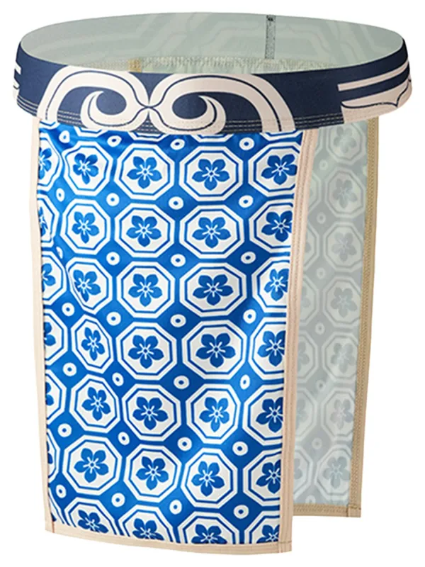 Male Mens Japanese Sumo Loincloth Briefs Traditional Printed Pattern Fundoshi Style Underwear Panties for Performance Nightclub — image 7