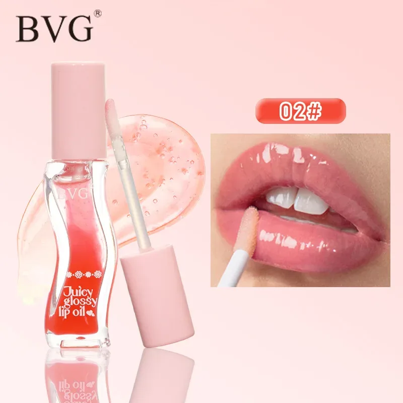 Garrafa de onda Juicy Lip Oil Transparente Brilhante Lip Plumper Hidratante Lip Gloss Maquiagem diária para lábios — image 8