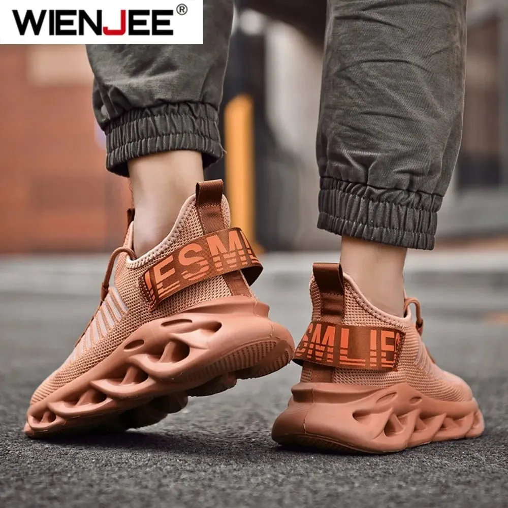 Mens Athletic Sneakers Lightweight Breathable Gym Shoes Non Slip Walking Shoes Comfortable Sports Shoes For Men Training