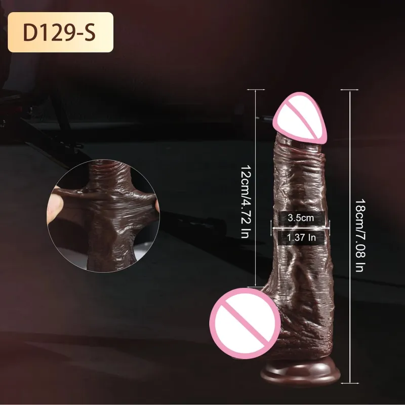 Realistic Dildo Sliding Foreskin Big Penis Suction Cup Dildos Female Masturbator Fake Dick Adult Anal Sex Toys for Women Men Gay — image 10