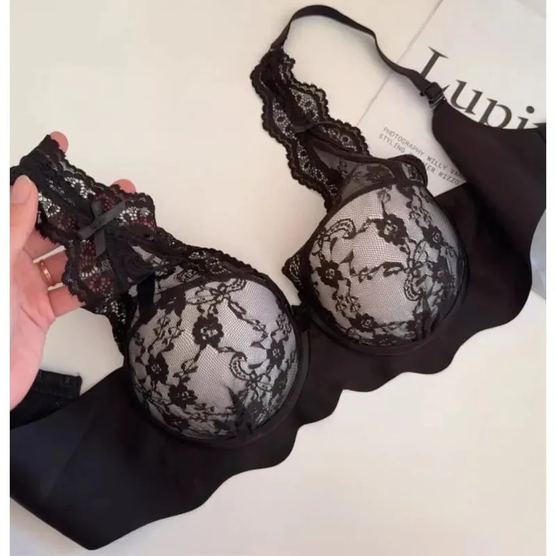 Women's Wireless Push Up Bra Set Small Chest Sexy Lingerie Comfortable Bralette Panty Set Ideal for Layering & Everyday Wear — image 6