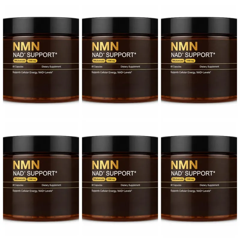 NMN Complex Supplement 1000mg Serving TMG Quercetin Resveratrol Capsules Cellular Wellness Supplement Supports Energy — image 8