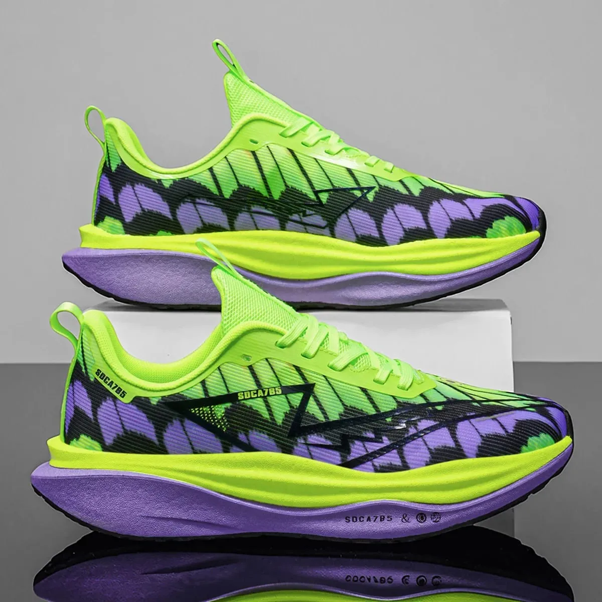 Men Running Shoes Carbon Board Speciality Marathon Sports Breathable Lightweight Woman Comfortable Athletic Sneakers Golf Casual — image 4