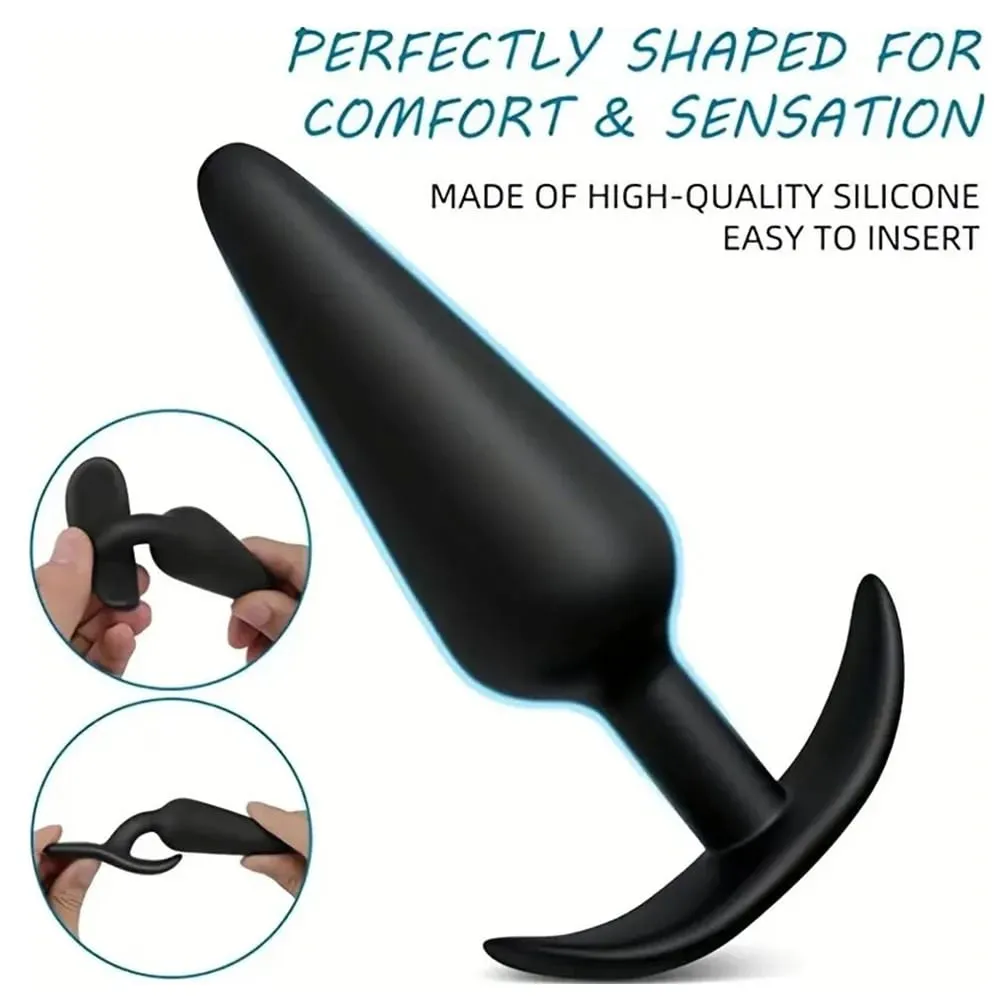 Soft Silicone Dildo Anal Plugs Anal Dilator Prostate Massager Vaginal Stimulator Adult Sex Toys For Men Women Gay Anal Trainer