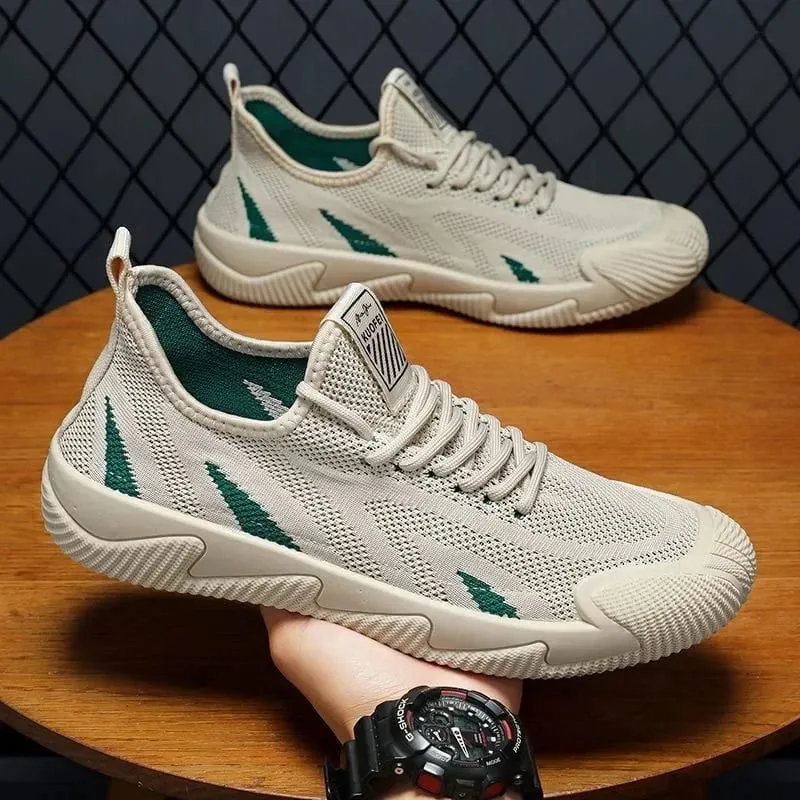 Casual Netted Shoe Man Summer New Sports Style Breathable and Trendy Work Comfortable and Versatile Shoes Fashionable and Simple — image 3