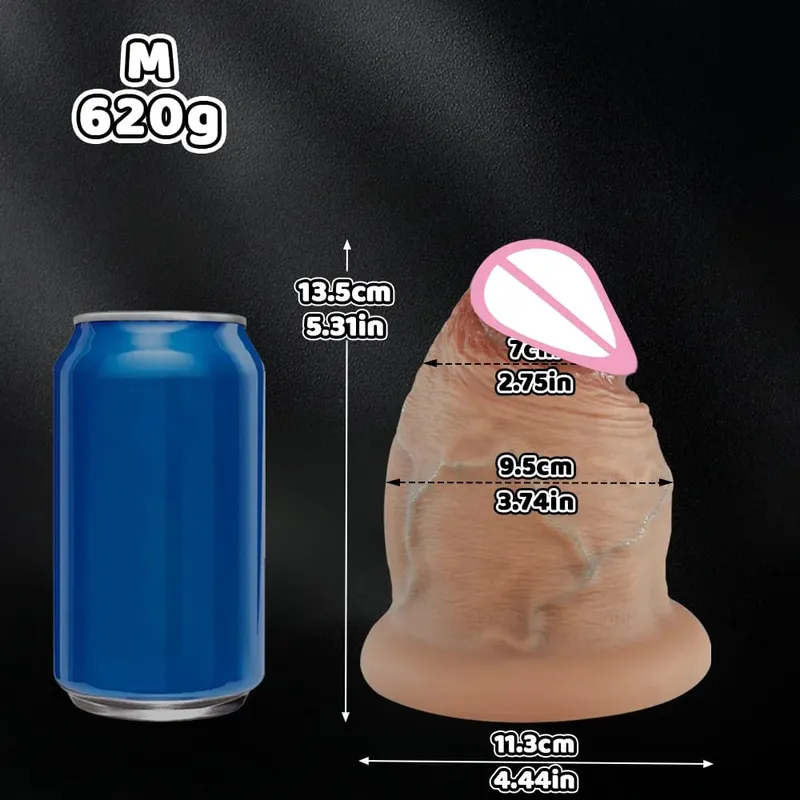 5 Laki ng Silicone Dildos Butt Plug Makapal Anal Plug Makatotohanan Napakalaking Makapal na Dildo na May Suction Cup Mga Laruan para sa Mga Matanda Mga Laruan para sa Babae Lalaki