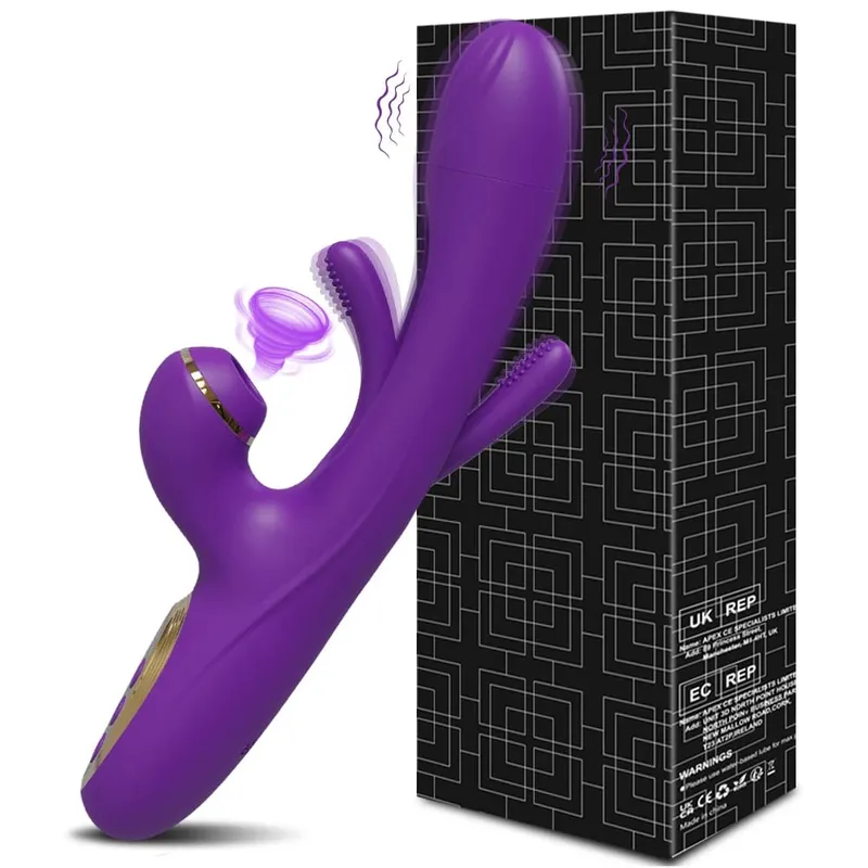 Sucking Flapping Vibrator for Women Clitoris G Spot Stimulator Dildo Tapping Vagina Massager Vibrating Adult Female Sex Toys 18+ — image 9