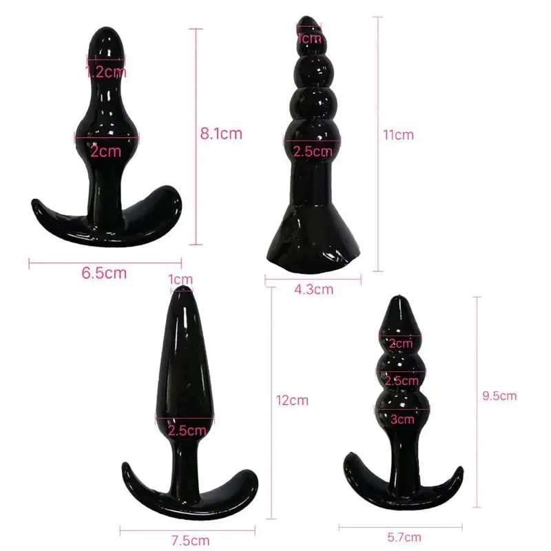 4/5/7/8 sztuk/zestaw silikonowy korek analny Dildo masturbacja korek analny wtyczka dopochwowa Sex zabawki połączenie Anal koralik Dilator zabawki dla gejów