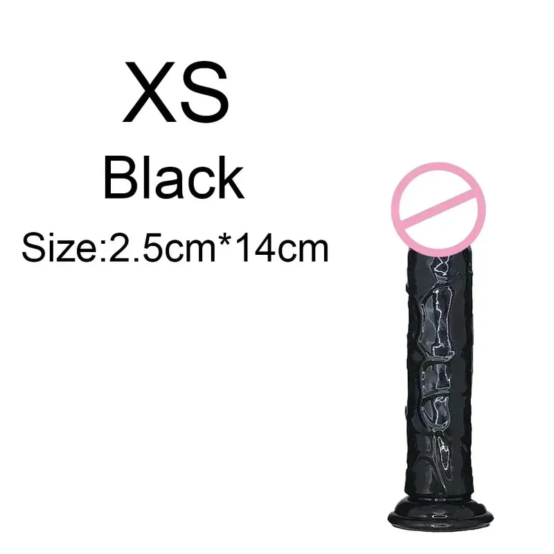 Super Cheap 6 Sizes Realistic Soft Jelly Dildo Butt Plug Anal Plugs Adult Sex Toy for Women and Men Vaginal and Anal Masturbator — image 20