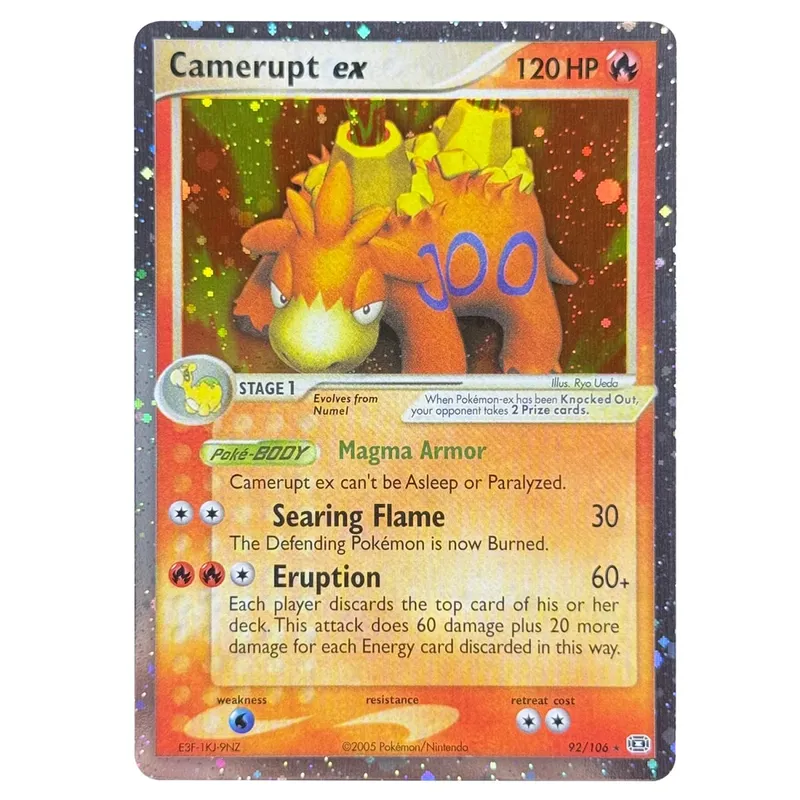 Proxy Cards Holographic Emerald Cacturne Rayquaza Hidden Legends Kyogre Crystal Guardians Alakazam Star Flareon Metagross — image 24