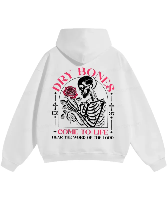 DRY BONESCOME TO LIFE Skeleton Printed Hoodies Fashion Christianity Streetwear Fall Fleece Hooded Pullover Men Women Clothing — image 3