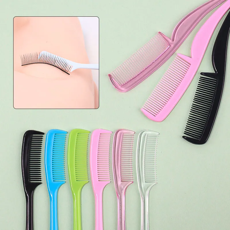 25pcs Micro Comb For Eyelash Extension Mini Eyebrow Combs Makeup Brushes Doll Mascara Wands Eye Lash Micro Brush Beauty Tool