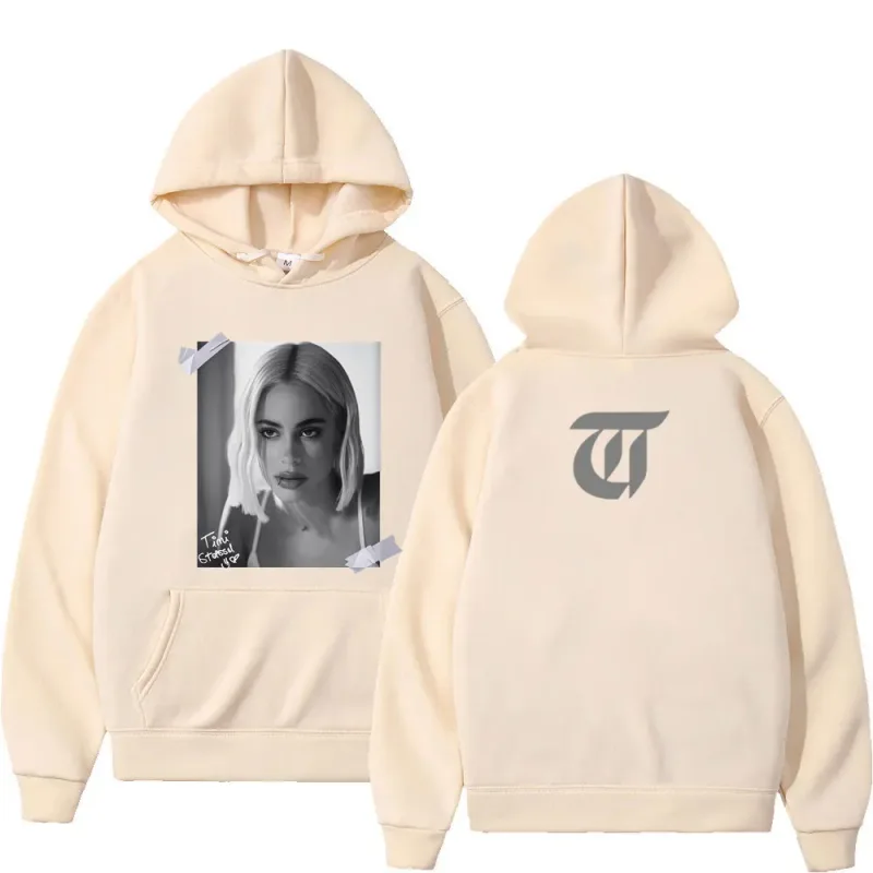 Singer Tini Stoessel Album Vintage Graphic Hoodie Men Women Aesthetic Trend Sportswear Long-sleeved Harajuku Casual Hoodies Tops — image 7