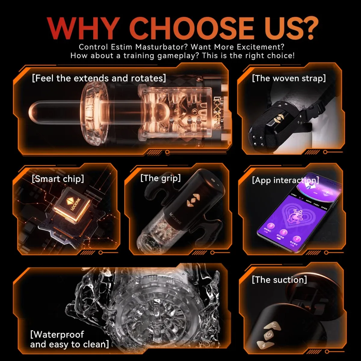 Automatic Thrusting Rotating Male Masturbator Electric Shock Masturbation Cup Sucking Blowjob Penis Pump Adult Sex Toys