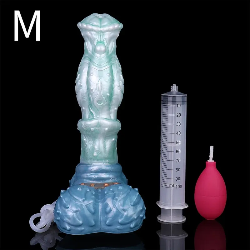 Large Squirting Horse Dildo Silicone Anal Plug Female Masturbator Prostate Massager Long Penis Adult Sex Toys for Women Men — image 21