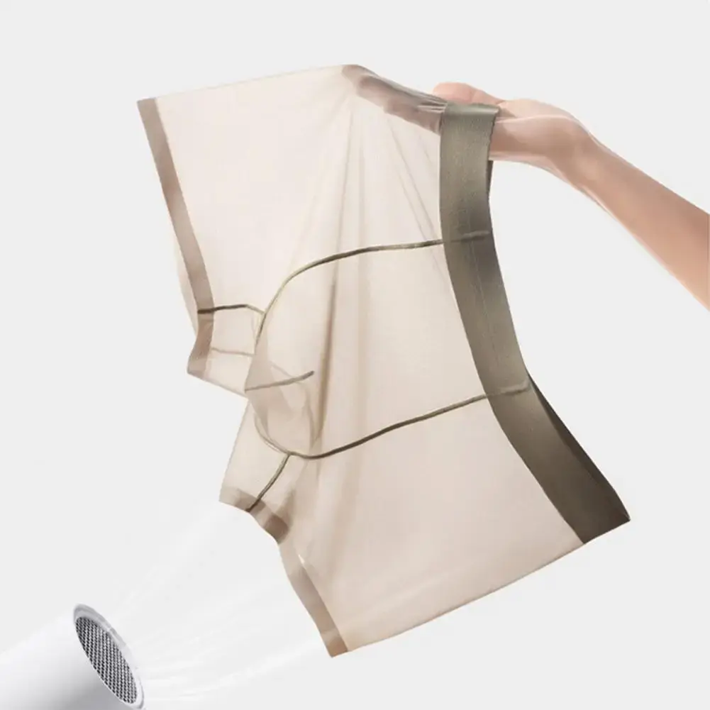 Män Boxer Transparent Lättvikts Underkläder Elastisk U-Konvex Tunn Perspektiv Shorts Sömlösa Trosor — image 13