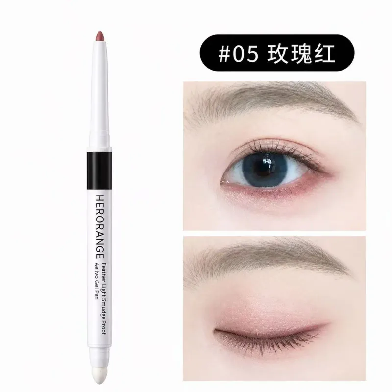 Herorange Matte Shimmer 2 in 1 under Eye Liner Long Wear Portable Daily Makeup — image 12