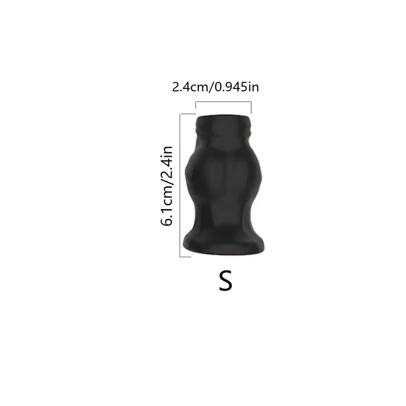 Yumuşak Silikon Içi Boş Anal Plug Tünel Butt Plug Günlük Giyim Flared Taban Lavman Dilatör Erkekler Kadınlar için Anal Eğitmen Seks Oyuncak S/M/L