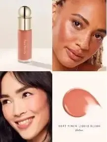 Raro set per il trucco di bellezza Punti salienti liquidi Rimane umido e non si secca Blush Crema Lustrous Moist Nature Liquid Blush