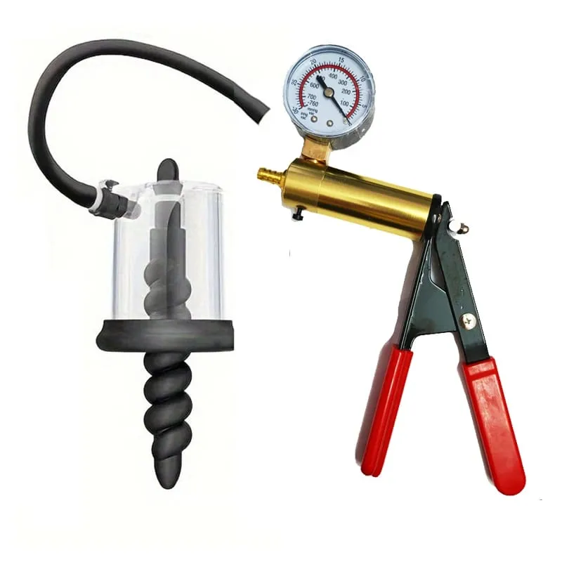 Anal Plug Vacuum Pump Prostate Stimulator Sex Toys for Men Women Adult Powerful Suction Manual Anus Dilator Butt Plug Set — image 8
