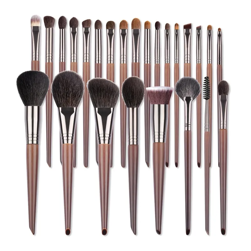 OVW Make-up-Pinsel-Set aus natürlichem Ziegenhaar, Profi-Set, zum Schminken, Mischen, Verwischen, Schattieren — image 9