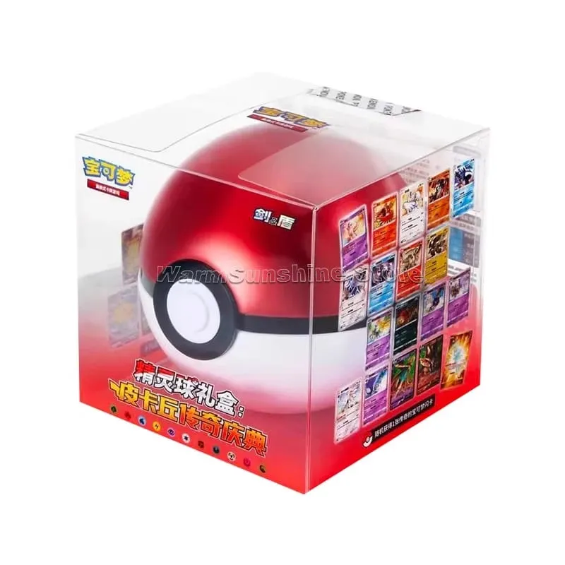 Poke Ball Master Balls Confezione regalo palla premium Carte Pokemon PTCG Confezione originale cinese semplificata Compleanno per bambini Giocattolo di Natale