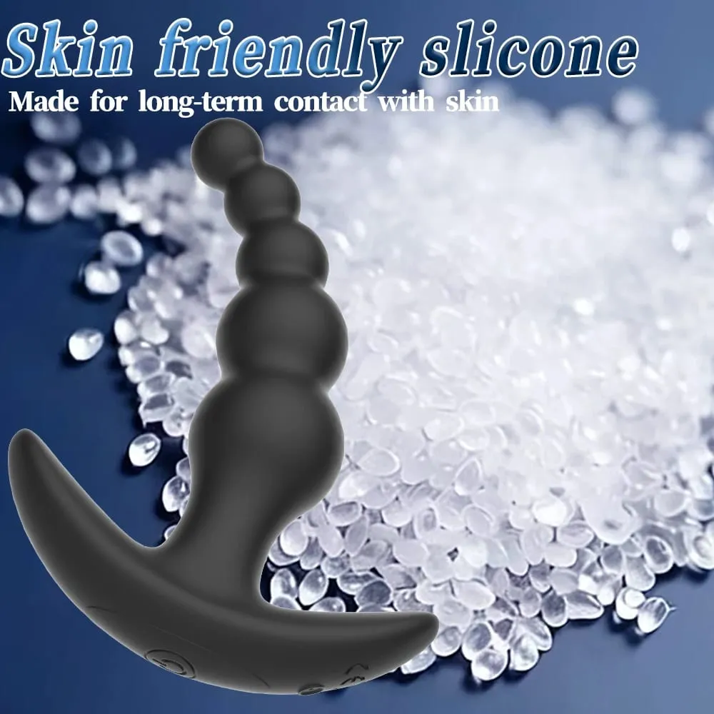 APP Control Vibrating Butt Plug Anal Beads 9 Vibrator Modes G-spot Vibrator Prostate Massager Sex Toys for Men Women Couples