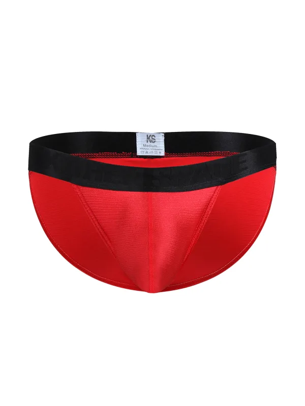Men's Solid-Color Low-Waist Triangle Underwear Breathable Sexy Bottom Pants Trendy 1-Piece Set Mature Style Promotional Price — image 16