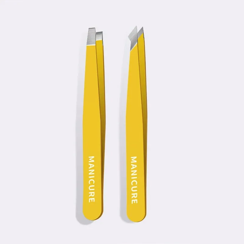 Eyebrow Tweezer Colorful Hair Beauty Fine Hairs Puller Stainless Steel Slanted Eye Brow Clips Removal Makeup Tools — image 8