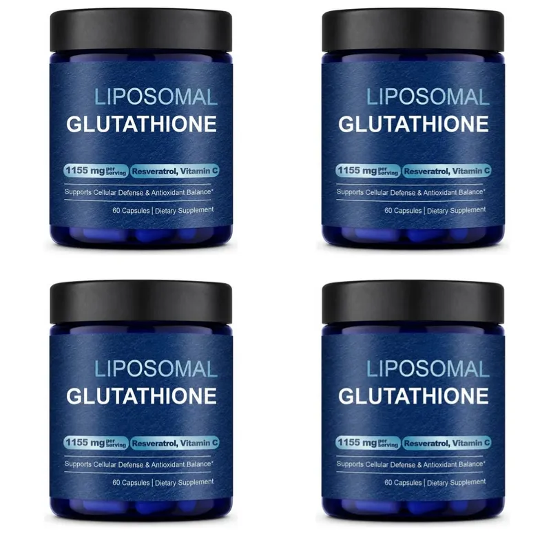 Liposomal Glutathione Capsules with Resveratrol and Vitamin C for Antioxidant Balance and Cellular Defense Support 60 Capsules — image 11