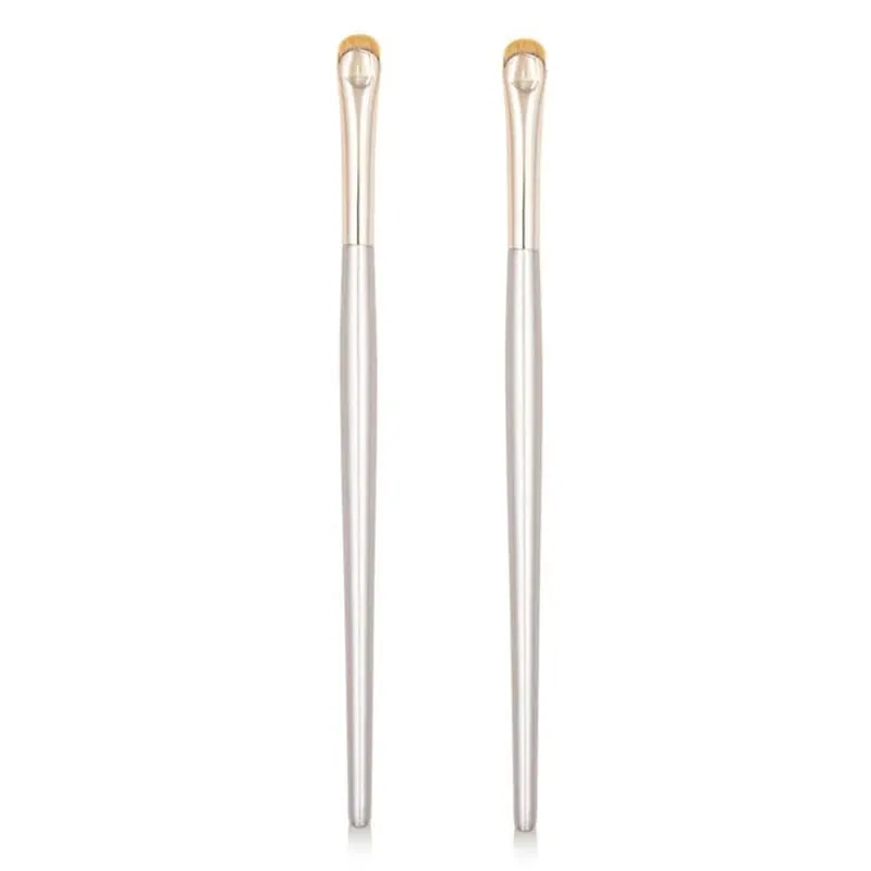 2pcs Curved Eyeliner Makeup Brushes Eye Makeup Smudge Tools Precision Soft Eyeshadow Brush Sharp Thin Small Eye Cosmetic Tools
