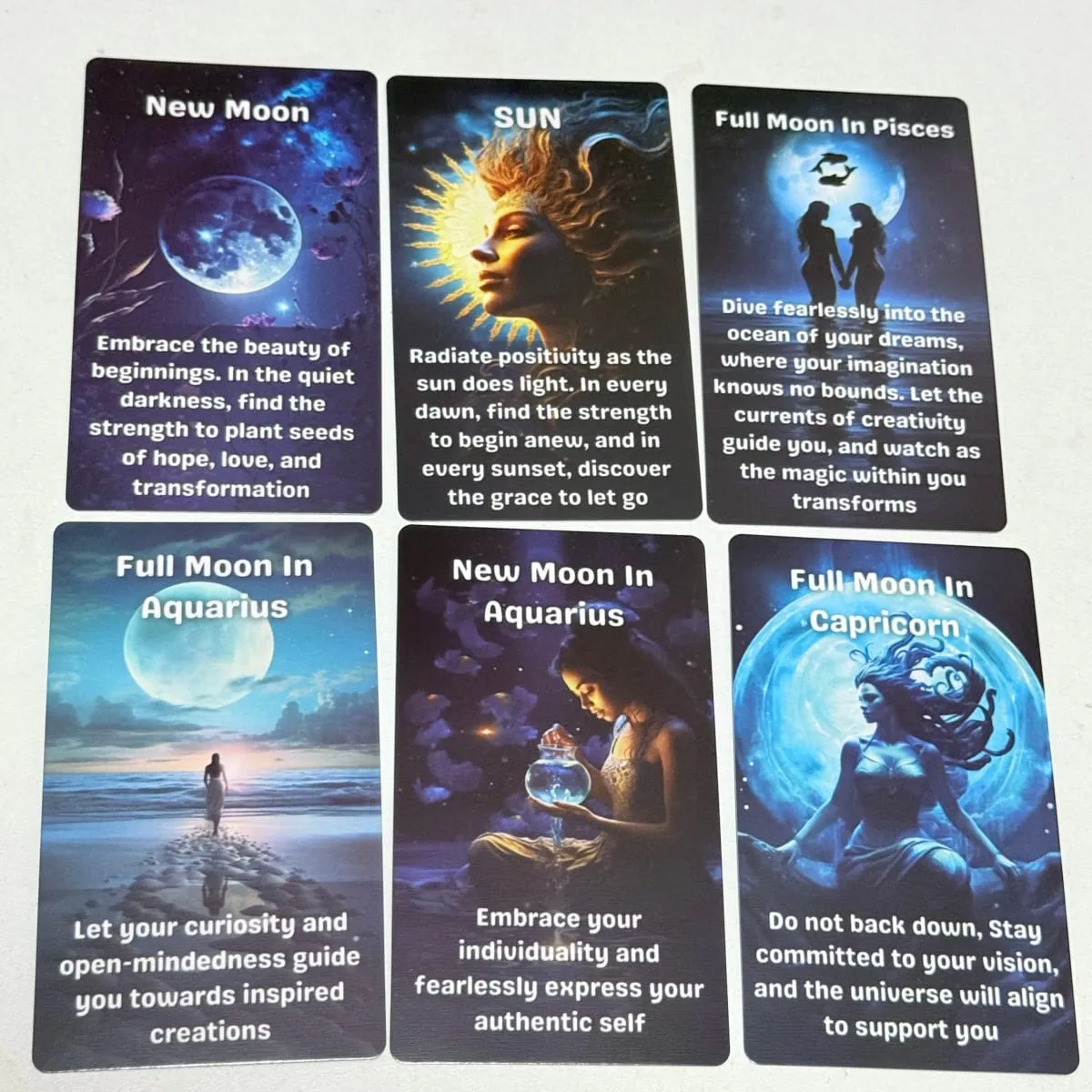 Moonology Love Wisdom Oracle Cards Guide Your Life 38pcs English Fortune-telling Tarot Deck — image 1