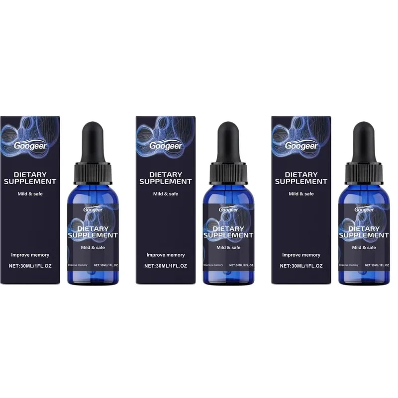 Googeer Methylene Blue Drops Memory Focus Support Drops with Vitamin B1 Mint Leaf Extract Gluconolactone Alcohol Free 30 ML — image 9