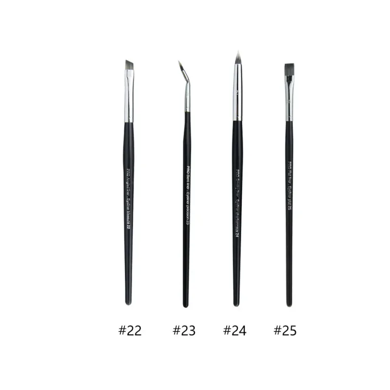 4pcs/set Pro Allover Eye Shadow Makeup Brushes Lip Brow Precision Concealer Blending Domed Crease Smudge Highlight Make Up Brush