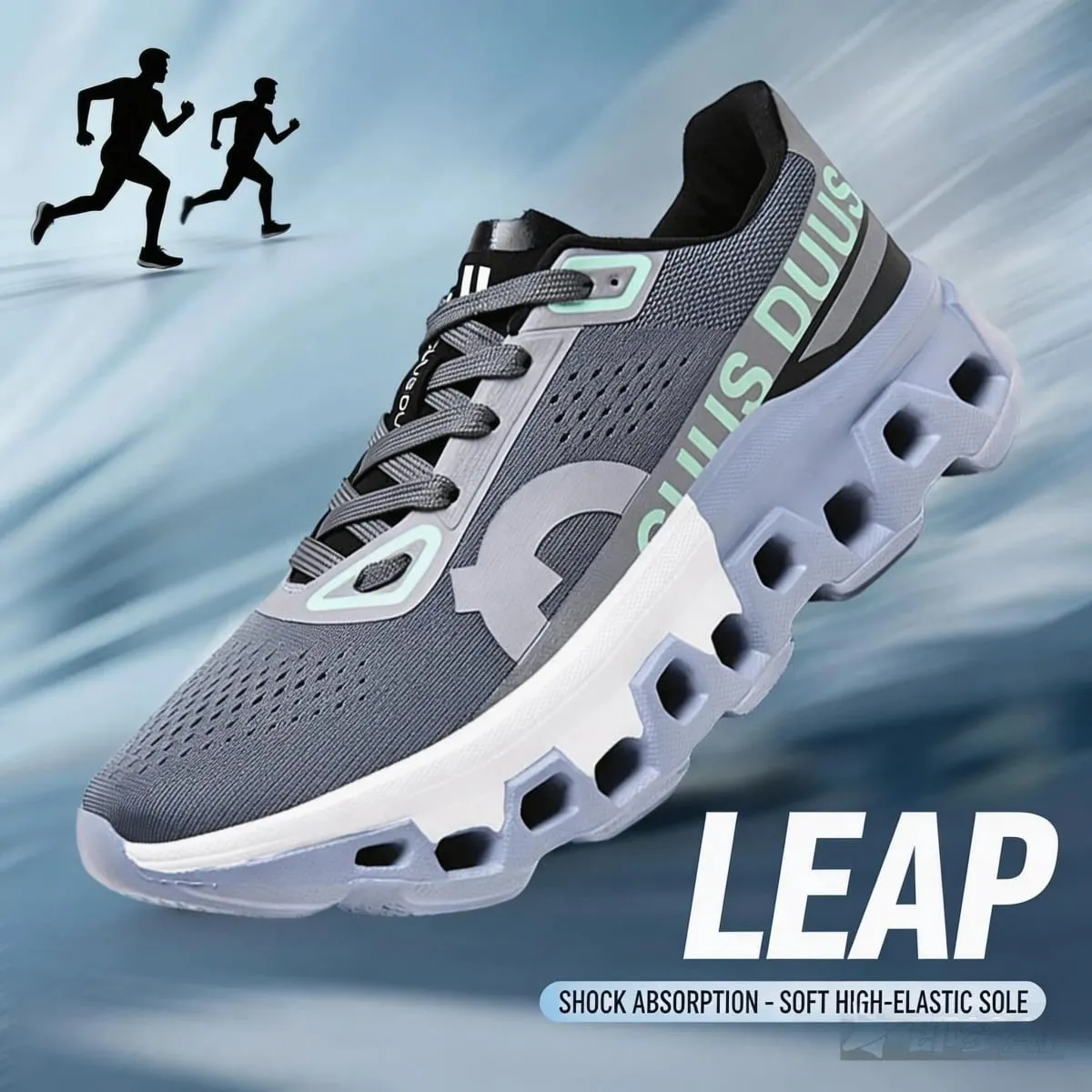 Outdoor Tennis Men Shoes Soft Sole Breathable Casual Sports Shoes Mesh Surface Breathable Cushioned Running Shoes Sneakers — image 2