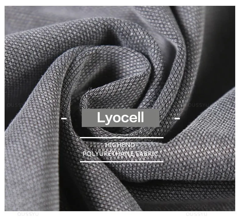 Sommer Blødt Lyocell stof Herre jeans Tynde Løse Lige Bukser Snøre Elastisk talje Korea Casual Bukser Plus Størrelse M-5XL