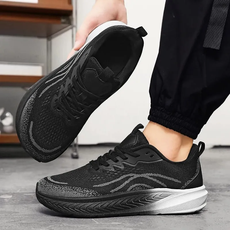 Outdoor Men's Casual Sneakers Minimalist Barefoot Shoes Running Shoes Lightweight Breathable Zero Soles Wide Toe Walking Shoes — image 4