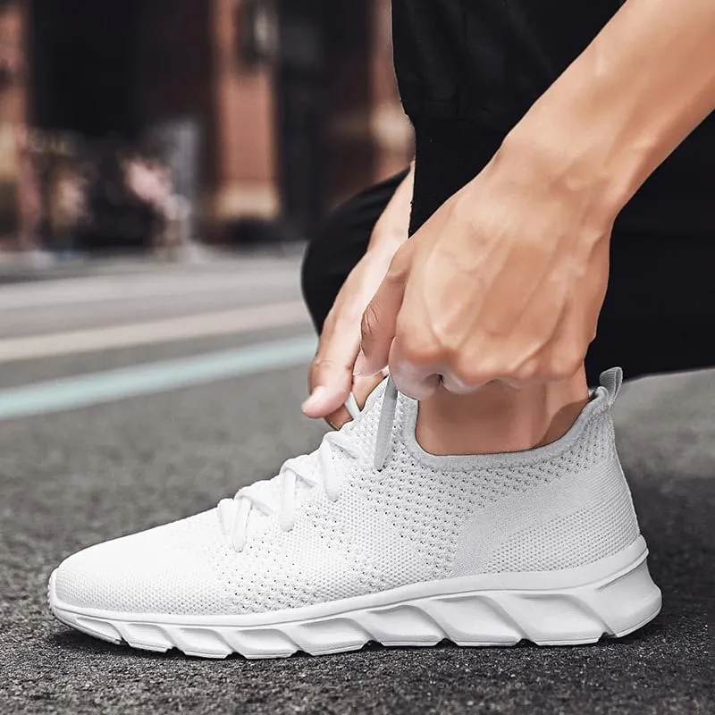 Men's Casual Sneakers Breathable Summer Running Shoes Lightweight Soft Sport Shoe Outdoor Fashion Tennis Shoes for Men Women — image 9