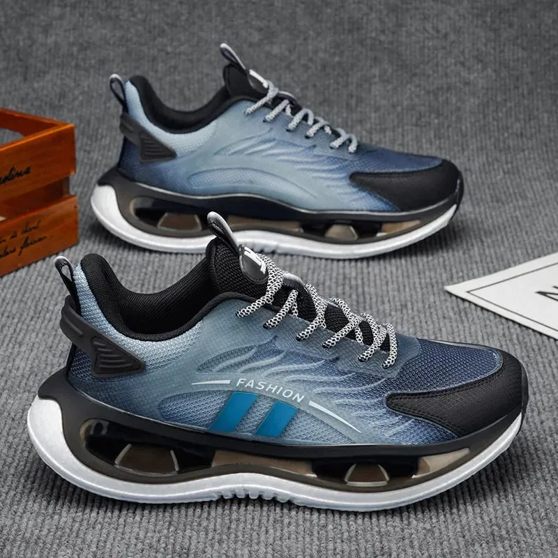 Men's Marathon Running Shoes Carbon Plate Air Cushion Breathable Nonskid Lightweight Athletic Walking Sneakers Free Shipping