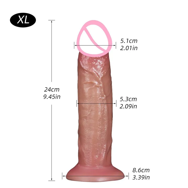 Wearable Realistic Strapon Dildo Sex Toys for Women Fake Dick Anal Penis Thick Butt Plug Vagina Masturbator Adult Cock Dick — image 9