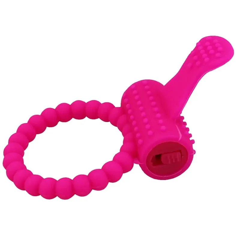 Super-stretchy Vibrating Cock Ring Rabbit Ears Stimulator Delay Erection Penis Ring Mutual Couple Sex Toy Waterproof Silicone
