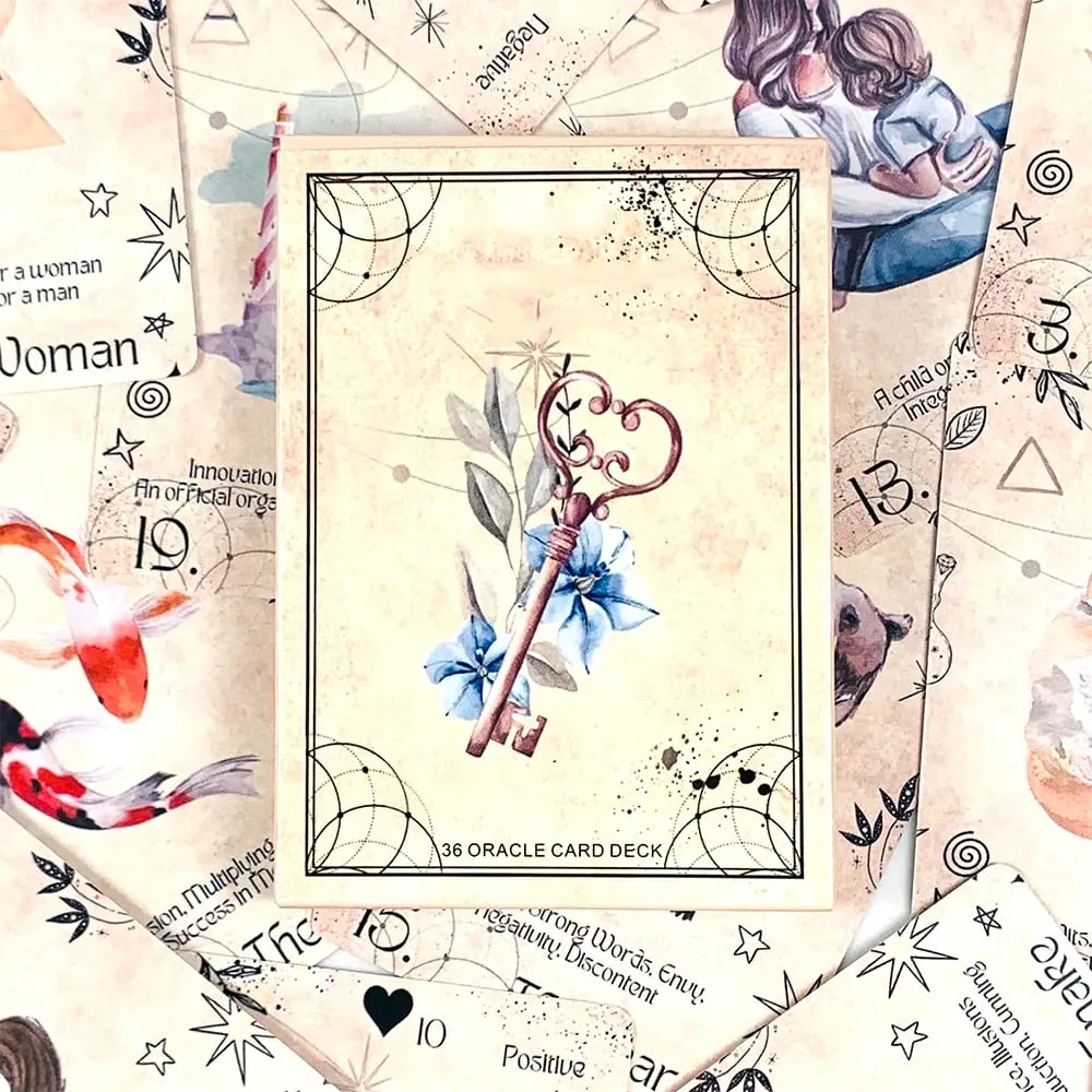 Hot-selling Oracle Cards Board Game English Version 36 Card Deck Beautifully Illustrated Fate Divination Cards Game For Family — image 3