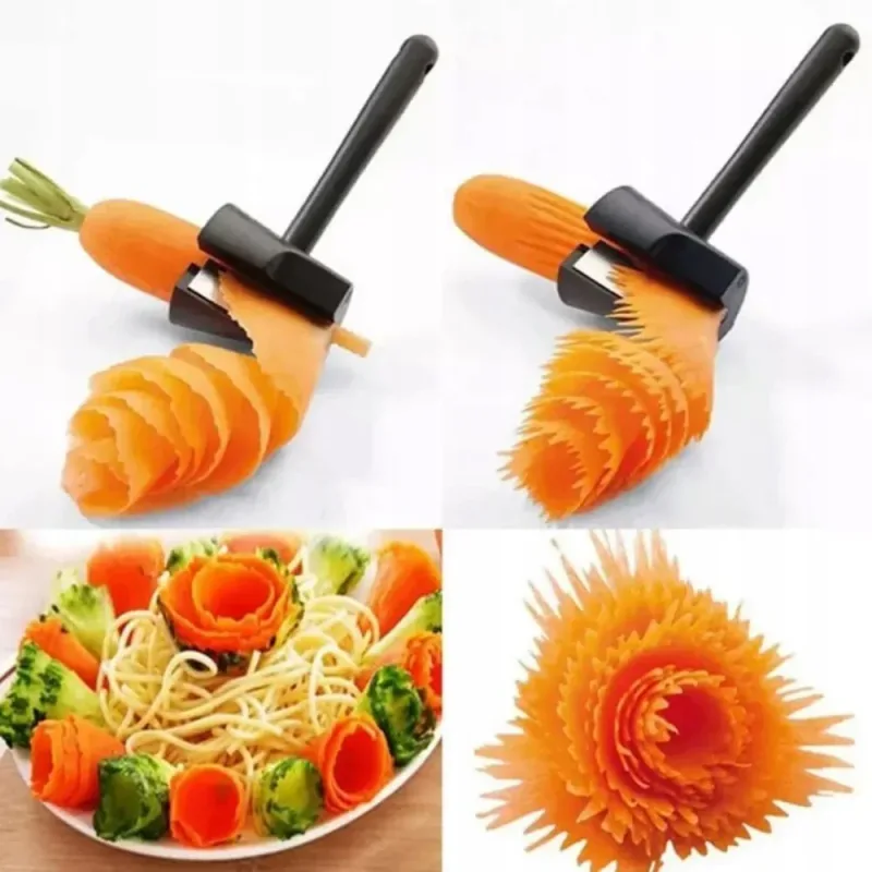 1pc Tragbare Gemüse Spiralizer Slicer Handheld Schäler Edelstahl Spirale Slicer für Kartoffeln Küche Cutter Werkzeuge